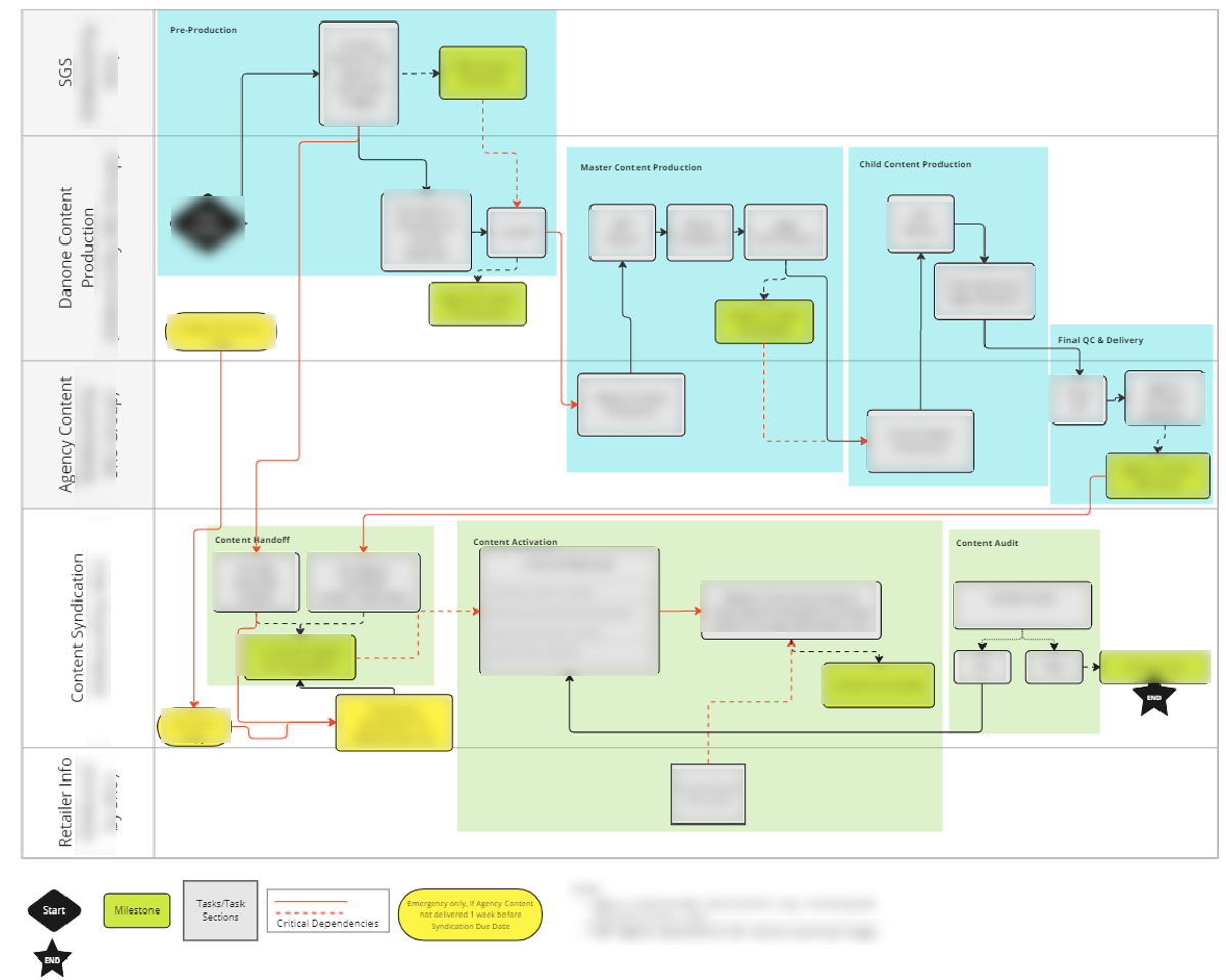 Digital shelf process map